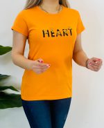 تیشرت سوپرپنبه طرح HEART خرسی 8969