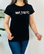 تیشرت سوپرپنبه طرح MUSIC کد ۸۹۶۹