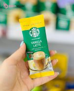 قهوه فوری استارباکس starbucks مدل وانیل لاته vanilla latte پک 10 ساشه ای