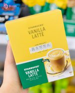 قهوه فوری استارباکس starbucks مدل وانیل لاته vanilla latte پک 10 ساشه ای