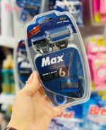 ژیلت (تیغ اصلاح) مکس Max (6 لبه 2 تایی)