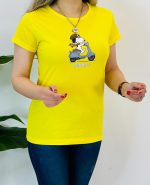 تیشرت سوپر پنبه طرح SNOOPY کد 8969