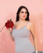 تاپ بندی دانتل دار طوسی8993