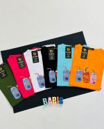 تیشرت سوپر پنبه طرح SODA-DRINK کد 8969-