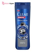 شامپو سر و بدن 3در1 مردانه کلییر CLEAR حاوی عصاره زغال حجم 350 میل clear 3in1 head and body shampoo for men containing charcoal extract
