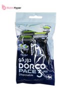 تیغ اصلاح سه لبه دورکو Dorco تعداد 5 عددی Dorco Pace 3 Disposable Pack 5 Piece