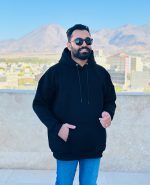 هودی وارداتی (over size) سه نخ پنبه کرکدار -کد 8907