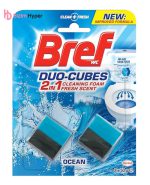 قرص خوشبوکننده و جرم گیرو بوگیر توالت فرنگی برف BREF حجم 2X50g ( 2 تایی )