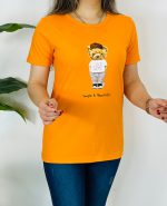 تیشرت سوپر پنبه طرح تدی میکس کد8969
