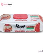 دستمال مرطوب اسلیپی Sleepy مخصوص سطوح آشپزخانه حاوی روغن گریپ‌ فروت بسته 50 عددی