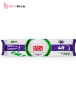 دستمال مرطوب فیری مخصوص تی طی رایحه اسطوخودوس Fairy Powder بسته 50 عددی