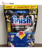 قرص ماشین ظرفشویی فینیش50 عددی رایحه لیمو Quantum Max
