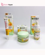 پک کرم  گارنیر ( سرم ویتاین سی گارنیر+ کرم روشن کننده و آبرسان ویتامین سی گارنیر +کرم دور چشم ویتامین سی گارنیر)   گارنیر