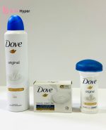 پک 3 عددی داو اورجینال (مام قارچی + اسپری ضد تعریق + صابون)