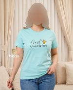تیشرت سوپر پنبه طرح BREATHE کد 8969