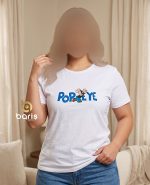 تیشرت سوپر پنبه طرح ملوان زبل کد 8969