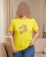 تیشرت سوپر پنبه طرح مینیاتوری کد 8969